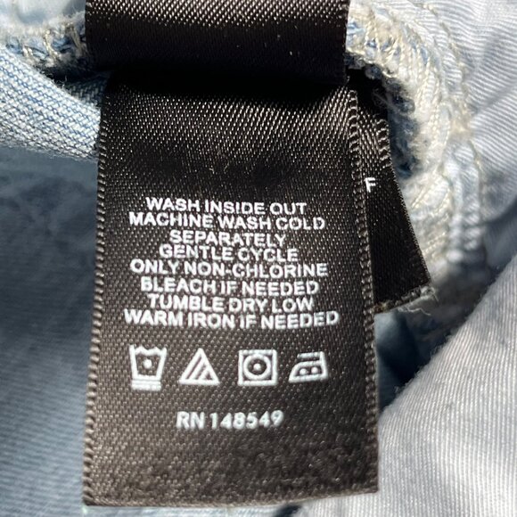 Kenneth Cole Mens Light Wash Athletic Fit Denim Jeans 32x32 Button Fly  5-Pocket - Picture 10 of 12